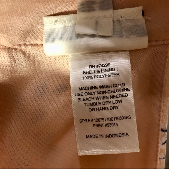 ☀️ En Focus Floral Sheer Layered High/Low Halter Dress Size 4 - Picture 6 of 10